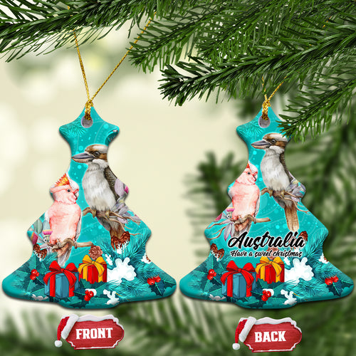 kookaburra-and-cockatoo-ceramic-ornament-australia-merry-christmas-aboriginal-teal-style