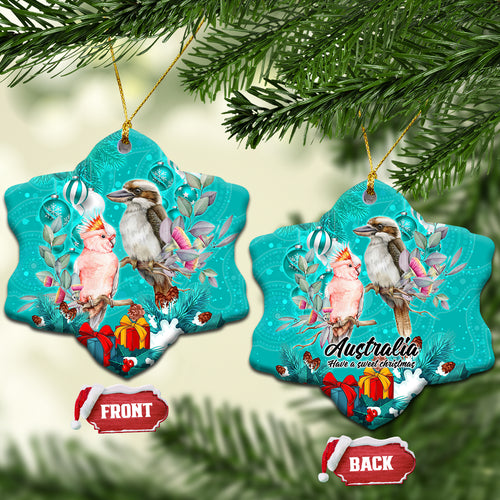 kookaburra-and-cockatoo-ceramic-ornament-australia-merry-christmas-aboriginal-teal-style