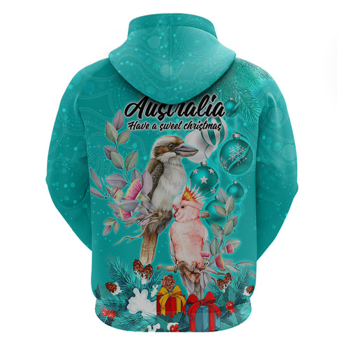kookaburra-and-cockatoo-hoodie-australia-merry-christmas-aboriginal-teal-style