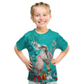 kookaburra-and-cockatoo-kid-t-shirt-australia-merry-christmas-aboriginal-teal-style