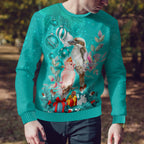 kookaburra-and-cockatoo-ugly-christmas-sweater-australia-merry-christmas-aboriginal-teal-style