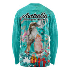 kookaburra-and-cockatoo-long-sleeve-shirt-australia-merry-christmas-aboriginal-teal-style