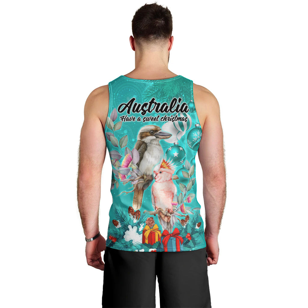 kookaburra-and-cockatoo-men-tank-top-australia-merry-christmas-aboriginal-teal-style