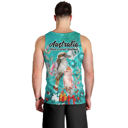 kookaburra-and-cockatoo-men-tank-top-australia-merry-christmas-aboriginal-teal-style