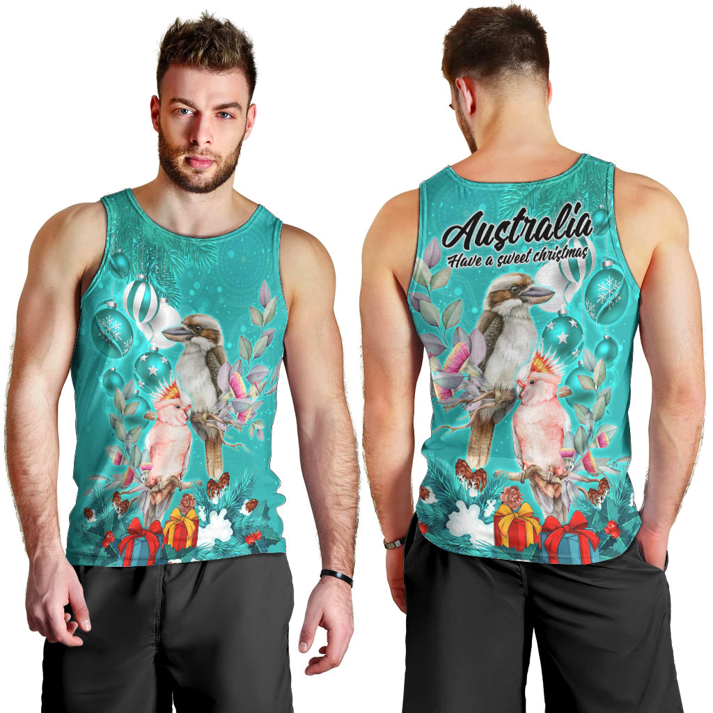 kookaburra-and-cockatoo-men-tank-top-australia-merry-christmas-aboriginal-teal-style