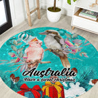 kookaburra-and-cockatoo-round-carpet-australia-merry-christmas-aboriginal-teal-style