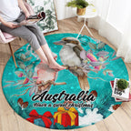 kookaburra-and-cockatoo-round-carpet-australia-merry-christmas-aboriginal-teal-style