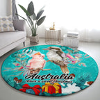 kookaburra-and-cockatoo-round-carpet-australia-merry-christmas-aboriginal-teal-style
