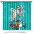 kookaburra-and-cockatoo-shower-curtain-australia-merry-christmas-aboriginal-teal-style