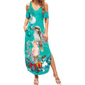 kookaburra-and-cockatoo-summer-maxi-dress-australia-merry-christmas-aboriginal-teal-style