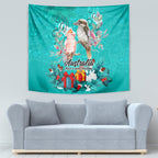 kookaburra-and-cockatoo-tapestry-australia-merry-christmas-aboriginal-teal-style