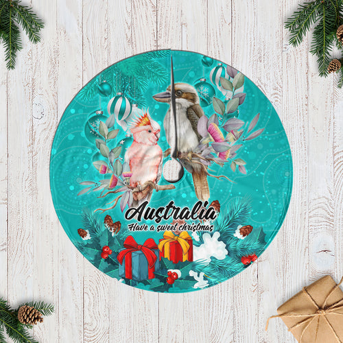 kookaburra-and-cockatoo-tree-skirt-australia-merry-christmas-aboriginal-teal-style