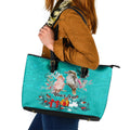 personalised-kookaburra-and-cockatoo-leather-tote-bag-australia-merry-christmas-aboriginal-teal-style