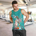 personalised-kookaburra-and-cockatoo-men-tank-top-australia-merry-christmas-aboriginal-teal-style