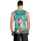 personalised-kookaburra-and-cockatoo-men-tank-top-australia-merry-christmas-aboriginal-teal-style