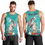 personalised-kookaburra-and-cockatoo-men-tank-top-australia-merry-christmas-aboriginal-teal-style