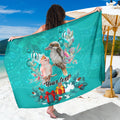 personalised-kookaburra-and-cockatoo-sarong-australia-merry-christmas-aboriginal-teal-style