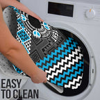 Personalised Aotearoa Niho Taniwha Motif Bathroom Set Blue Style - Aussie Hoodie