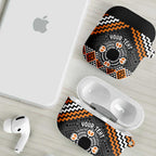 Personalised Aotearoa Niho Taniwha Motif AirPods Case Gold Style - Aussie Hoodie