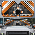 Personalised Aotearoa Niho Taniwha Motif Auto Sun Shade Gold Style - Aussie Hoodie