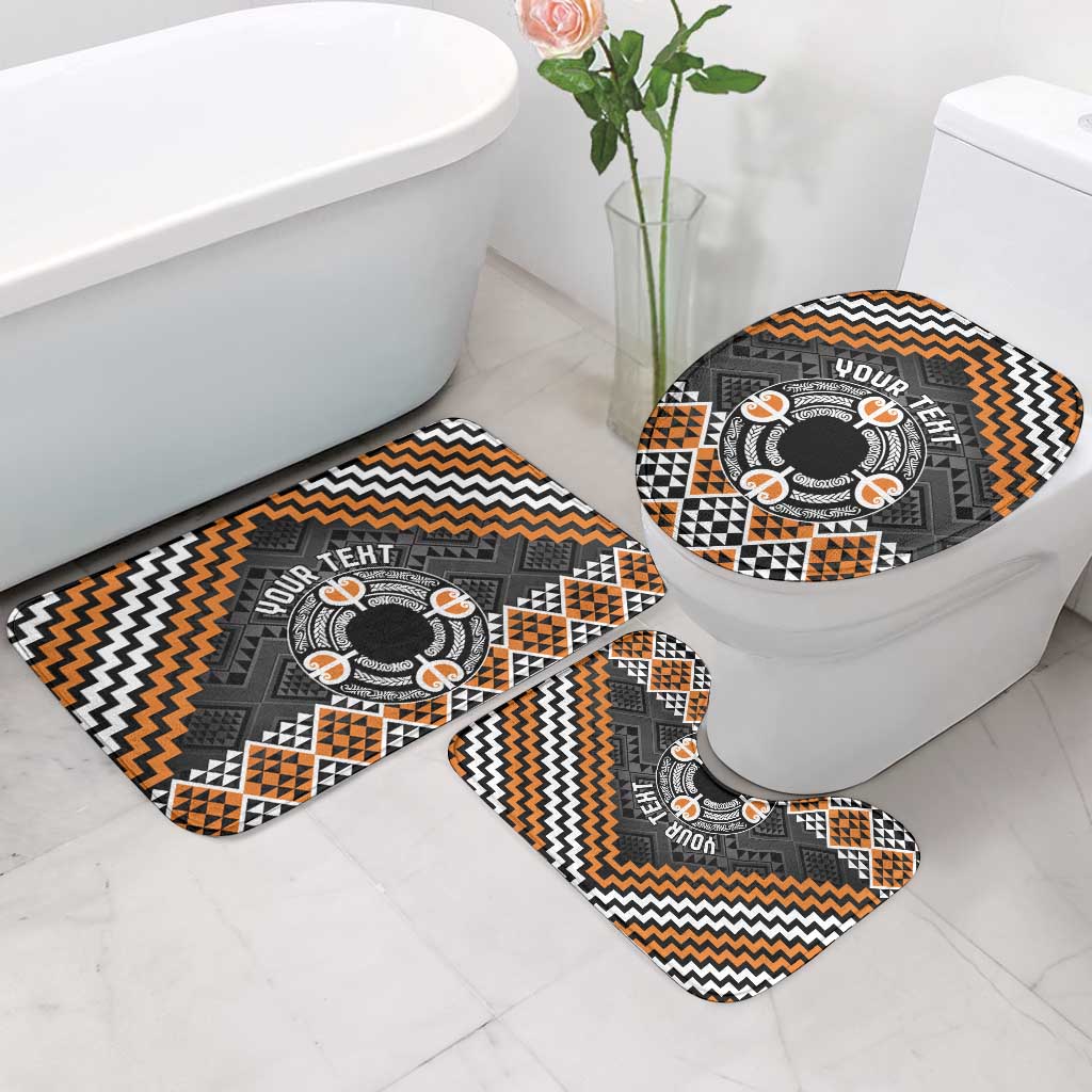 Personalised Aotearoa Niho Taniwha Motif Bathroom Set Gold Style - Aussie Hoodie
