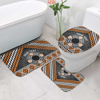 Personalised Aotearoa Niho Taniwha Motif Bathroom Set Gold Style - Aussie Hoodie