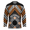 Personalised Aotearoa Niho Taniwha Motif Hockey Jersey Gold Style - Aussie Hoodie