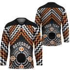 Personalised Aotearoa Niho Taniwha Motif Hockey Jersey Gold Style - Aussie Hoodie