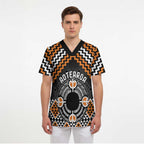 Personalised Aotearoa Niho Taniwha Motif Scrub Top Gold Style - Aussie Hoodie