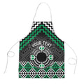Personalised Aotearoa Niho Taniwha Motif Apron Green Style - Aussie Hoodie