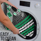Personalised Aotearoa Niho Taniwha Motif Bathroom Set Green Style - Aussie Hoodie