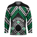 Personalised Aotearoa Niho Taniwha Motif Hockey Jersey Green Style - Aussie Hoodie