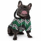 Personalised Aotearoa Niho Taniwha Motif Pet Hoodie Green Style