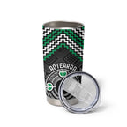 Personalised Aotearoa Niho Taniwha Motif Tumbler Cup Green Style