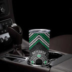Personalised Aotearoa Niho Taniwha Motif Tumbler Cup Green Style