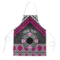 Personalised Aotearoa Niho Taniwha Motif Apron Pink Style - Aussie Hoodie