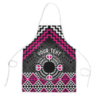 Personalised Aotearoa Niho Taniwha Motif Apron Pink Style - Aussie Hoodie