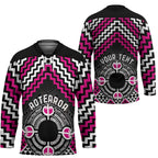 Personalised Aotearoa Niho Taniwha Motif Hockey Jersey Pink Style - Aussie Hoodie