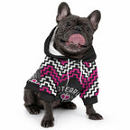 Personalised Aotearoa Niho Taniwha Motif Pet Hoodie Pink Style