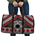 Personalised Aotearoa Niho Taniwha Motif Travel Bag Red Style - Aussie Hoodie