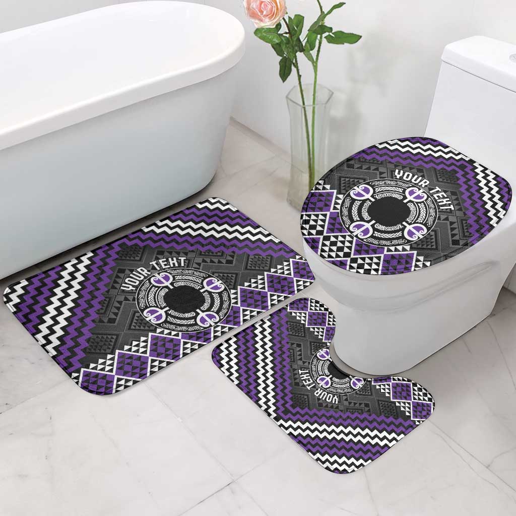Personalised Aotearoa Niho Taniwha Motif Bathroom Set Violet Style - Aussie Hoodie