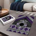 Personalised Aotearoa Niho Taniwha Motif Puzzle Violet Style - Aussie Hoodie