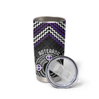 Personalised Aotearoa Niho Taniwha Motif Tumbler Cup Violet Style