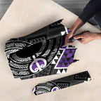 Personalised Aotearoa Niho Taniwha Motif Umbrella Violet Style - Aussie Hoodie