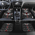 Black Aotearoa Taniko Motif Car Mats Vintage Maori New Zealand Tribal Art Pattern