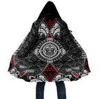 Black Aotearoa Taniko Motif Cloak Vintage Maori New Zealand Tribal Art Pattern - Aussie Hoodie