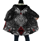 Black Aotearoa Taniko Motif Cloak Vintage Maori New Zealand Tribal Art Pattern - Aussie Hoodie
