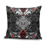 Black Aotearoa Taniko Motif Pillow Cover Vintage Maori New Zealand Tribal Art Pattern - Aussie Hoodie