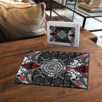 Black Aotearoa Taniko Motif Puzzle Vintage Maori New Zealand Tribal Art Pattern - Aussie Hoodie