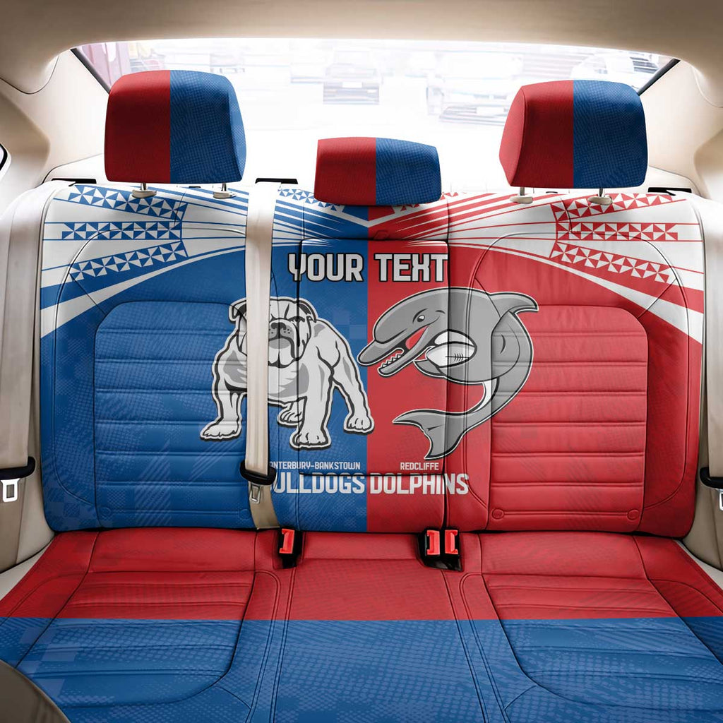 NRL Bulldogs and Dolphins Back Car Seat Cover Sporty Style